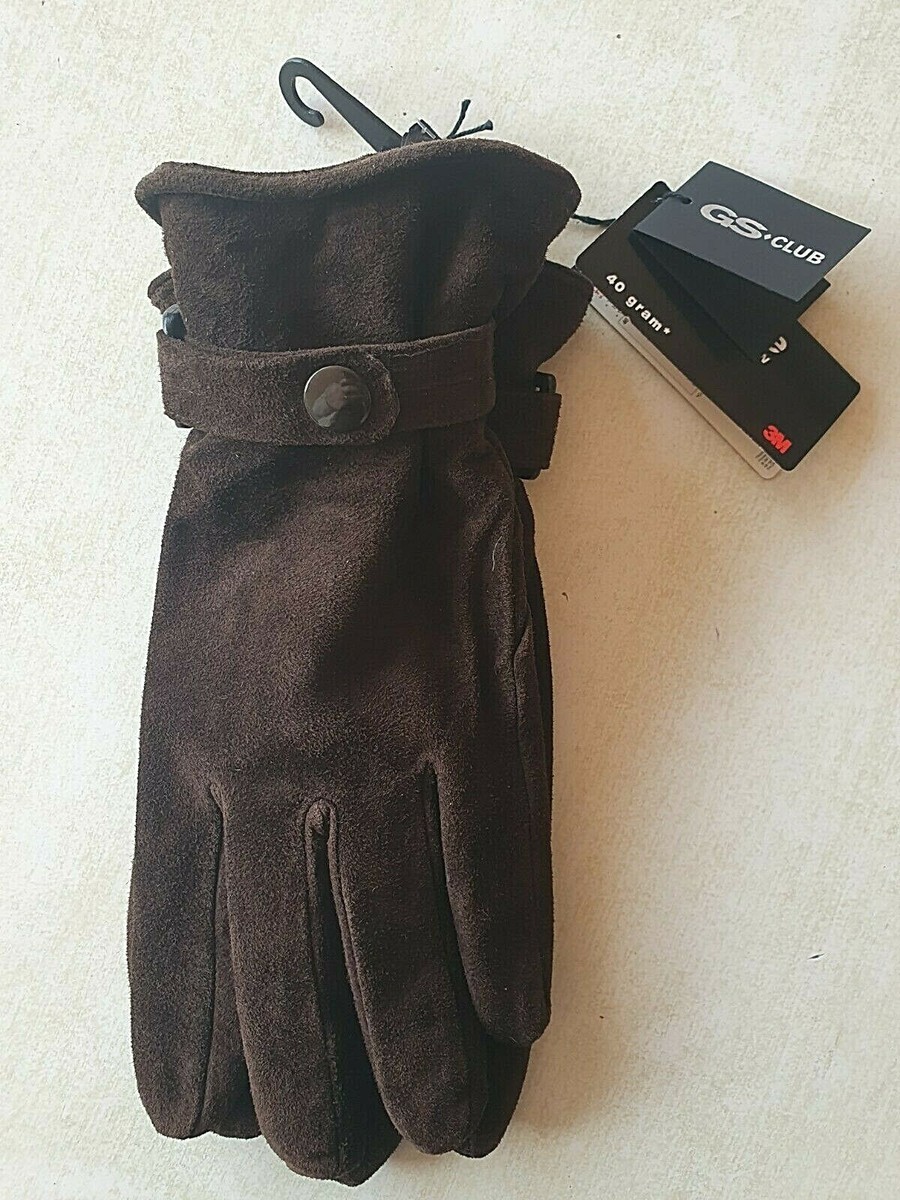 Gants avec détails ganse en cuir Noir Saison 1865 - Homme