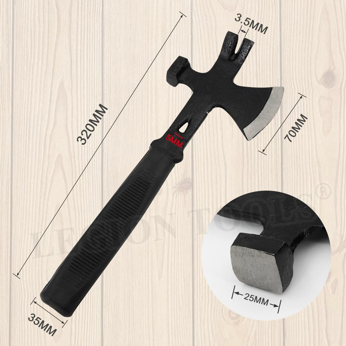 Axe hammer crowbar hotsell