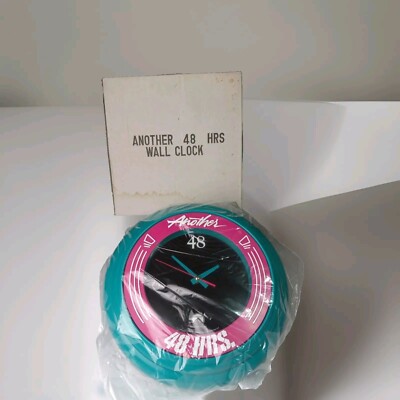 Paramount Studios (Another 48 HRS) NOB 14'' Clock 1990- Movie Memorabilia 