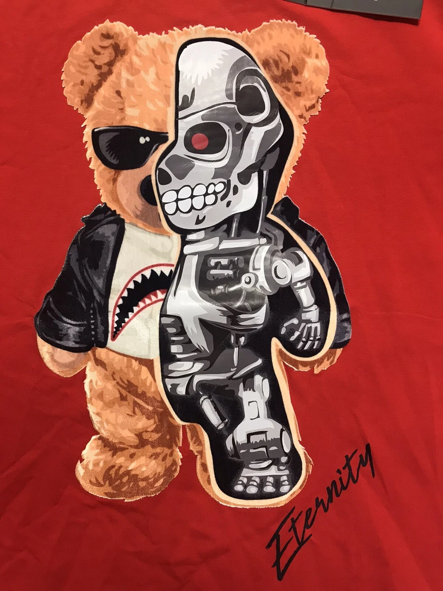 Eternity BC AD Terminator Bear T Shirt Color Red Size Small NEW