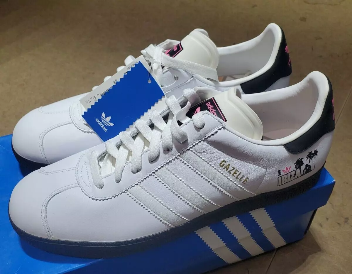 ADIDAS Gazelle 2 I Love IBIZA Limited White / / Pink RARE 11 NOS OG Men | eBay