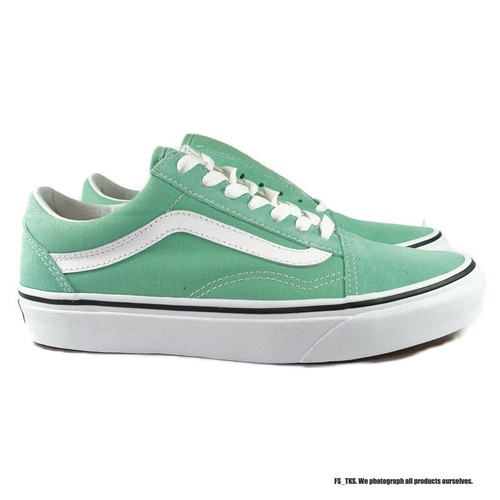 light green old skool vans