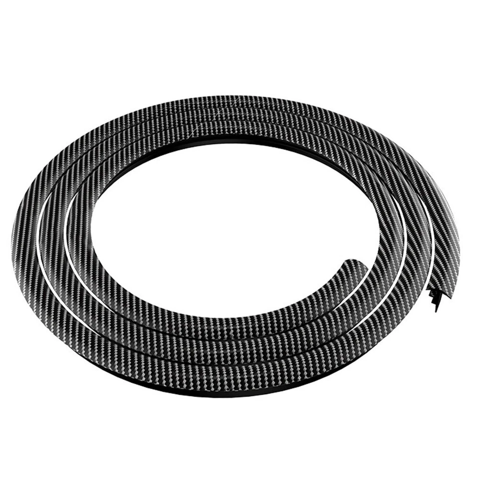 1.6M Universal Rubber Auto Dashboard Dust Proof Seal Sealing Strip Carbon Fiber - Imagem 4 de 4
