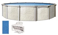 Scratch & Dent 24' x 54" Above Ground Swimming Pool w/ Liner & Skimmer