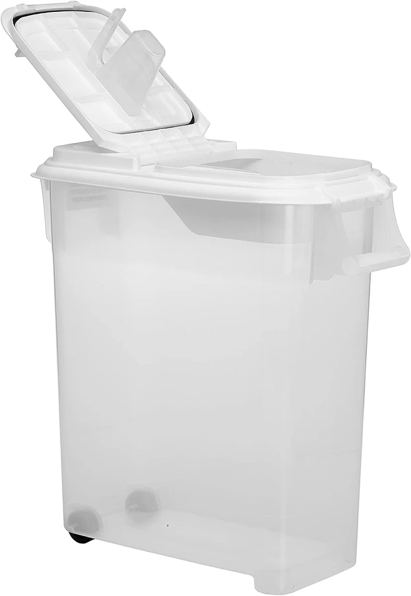 Pet food storage container 50 lb top