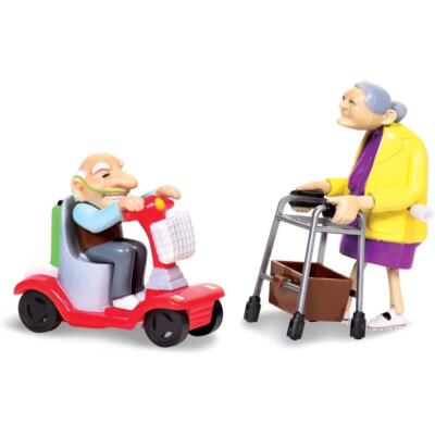 Tobar Oma & Opa Aufzieh Rennspiel