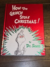 How the Grinch Stole Christmas Book by Dr Seuss Hardcover Very Good