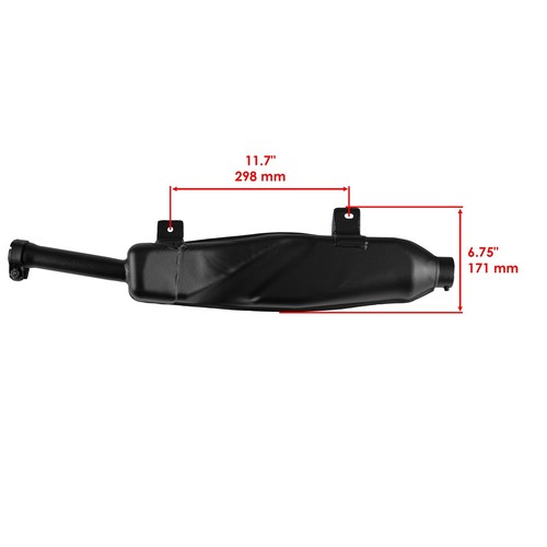 Exhaust Muffler For Yamaha 2HR-14711-03-00 2HR-14711-00-00 2HR-14711-01-00 NEW - Picture 2 of 7