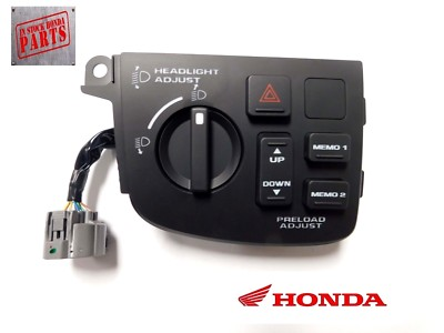 #ad #ad Honda Headlight Height Adjust Level Nob Hazard Switch 06 10 GL1800 Goldwing OEM $208.41