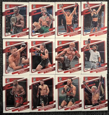 2022 Panini Donruss Optic UFC MMA You Pick Card Complete Your Set #1-125