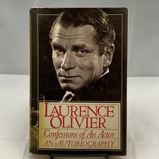 Confessions of an Actor : An Autobiography by Laurence Olivier 1982 Hardcover DJ