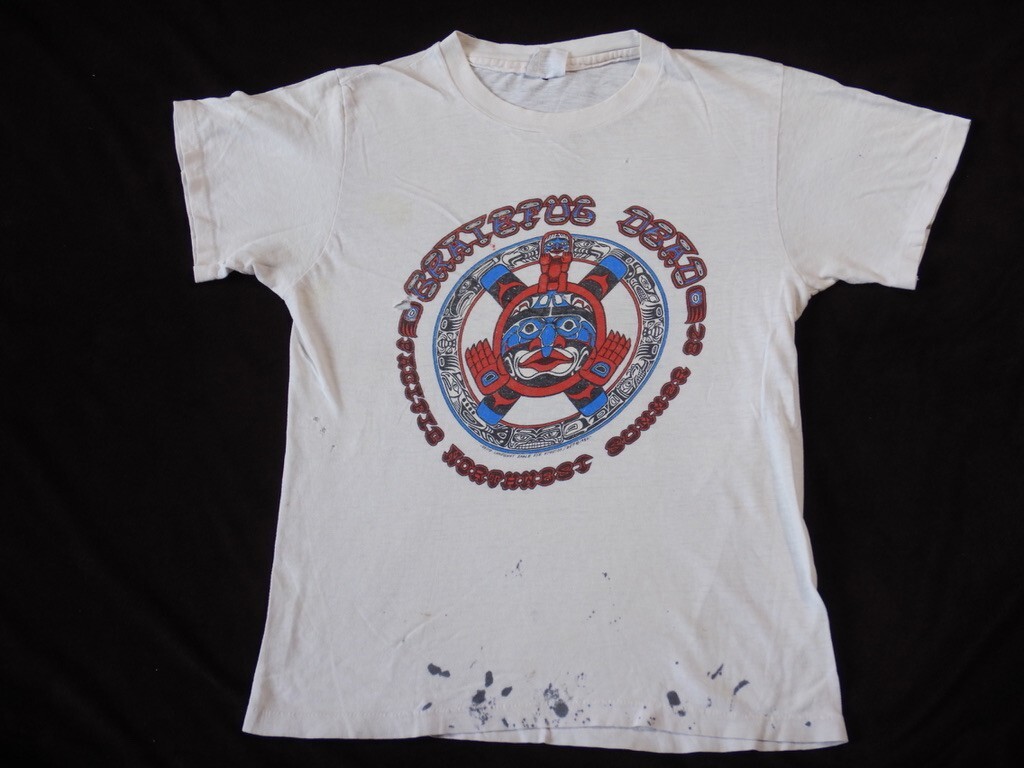 Vintage Grateful Dead 1982 Oregon Decadenal Field Trip Tee Shirt 