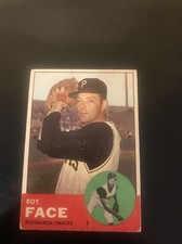 1963 TOPPS # 409 ROY FACE NICE CARD
