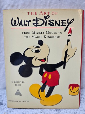 The Art of Walt Disney Book 1975 Christopher Finch - Mickey Mouse & more!