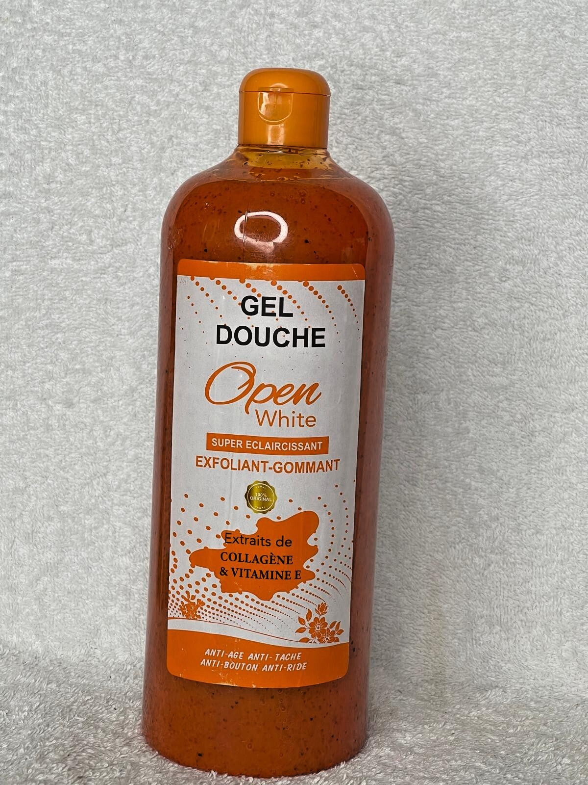 Gommage de douche Open White Oxyprolane exfoliant éclat pour corps de 200ml - 4