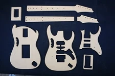 Guitar Templates ~ Jem 777 ~ 1/2" MDF ~ CNC Router Set w/ Neck