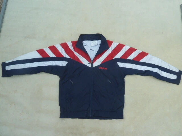 adidas Vintage 90s D4 F168 Windbreaker Track Jacket Men's S M