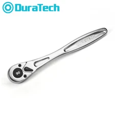 DURATECH 3/8" Drive Ratchet Handle Ratchet Socket Wrench 8-3/8" Length 90 Tooth