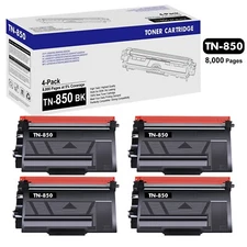 4 Pack TN850 Toner Cartridge For Brother TN-820 MFC-L5800DW MFC-L5850DW L5900DW