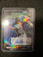 2022 Panini Prizm Draft Pick Thunder Struck Silver Auto Josh Kasevich #TH-JK
