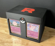 Pokemon Card holder Deck Box Storage l Team Rocket Collectors chest l 3DPrinted