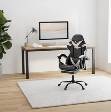 YSSOA Gaming Chair, Computer Chair with Footrest, Height Adjustable & 90°-135...