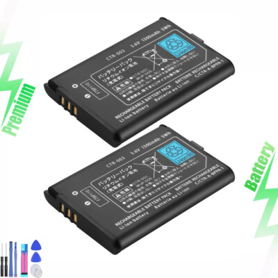 2pcs For Nintendo 2DS XL Battery CTR-003 CTR-001 GENCA-028