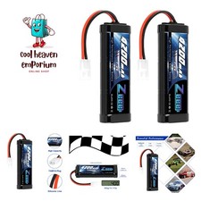 7.2V 4200mAh NiMH Battery with Tamiya Connector High Power for RC Car Truck A...