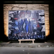 Gallery Canvas Metalic Iridsent See Vid Original Abstract Acrylic Painting 16x20