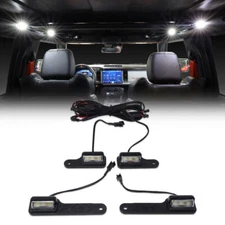IAG 4PC Interior LED Dome Light Kit with Harness for Ford Bronco 2021+ 2/4 Door