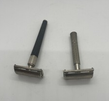 Set Of 2 Vintage Gillette Safety Shaving Razors Made In USA