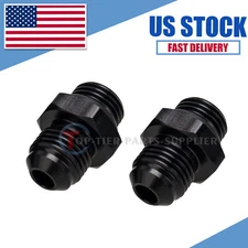 (2) -6 AN Fitting – ORB O-ring to Flare Male Adapter AN6 Boss 6AN to AN6