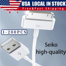 3FT 30 pin USB Charging Data Cable Cord for iPad 1/2/3 iPod Nano 1-6 LOT