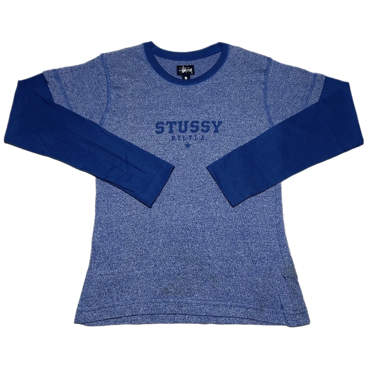 Stussy blue hotsell long sleeve