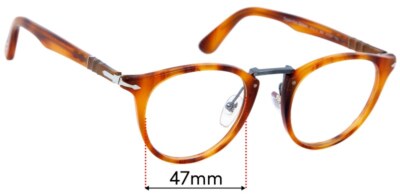 SFx Replacement Sunglass Lenses fits Persol 3107-V Typewriter