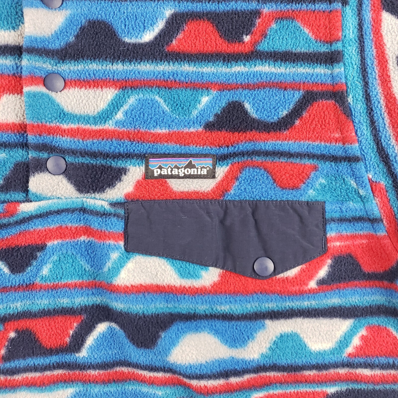 Patagonia Synchilla Snap-T Fleece Pullover Mens XS Aztec Geometric Abstract thumbnail 2