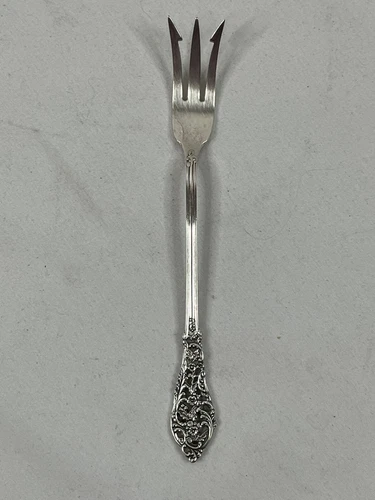 Florentine Lace by Reed & Barton Sterling Silver Pickle Fork 3-Tine 5 5/8"