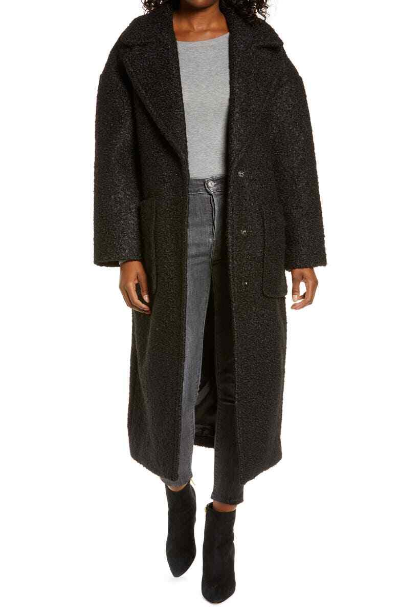 UGG Women's Hattie Long Faux Fur Coat 