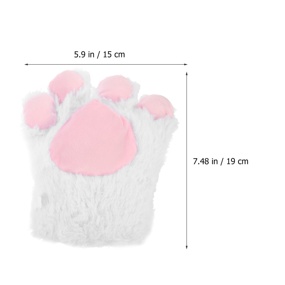 Cat Headwear Bear Claw Mittens Cat Role Play Costume Costume Ears Tail