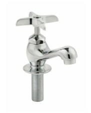 Single Hole 1 Handle Chrome Low Arc Bathroom DECKMOUNT Faucet