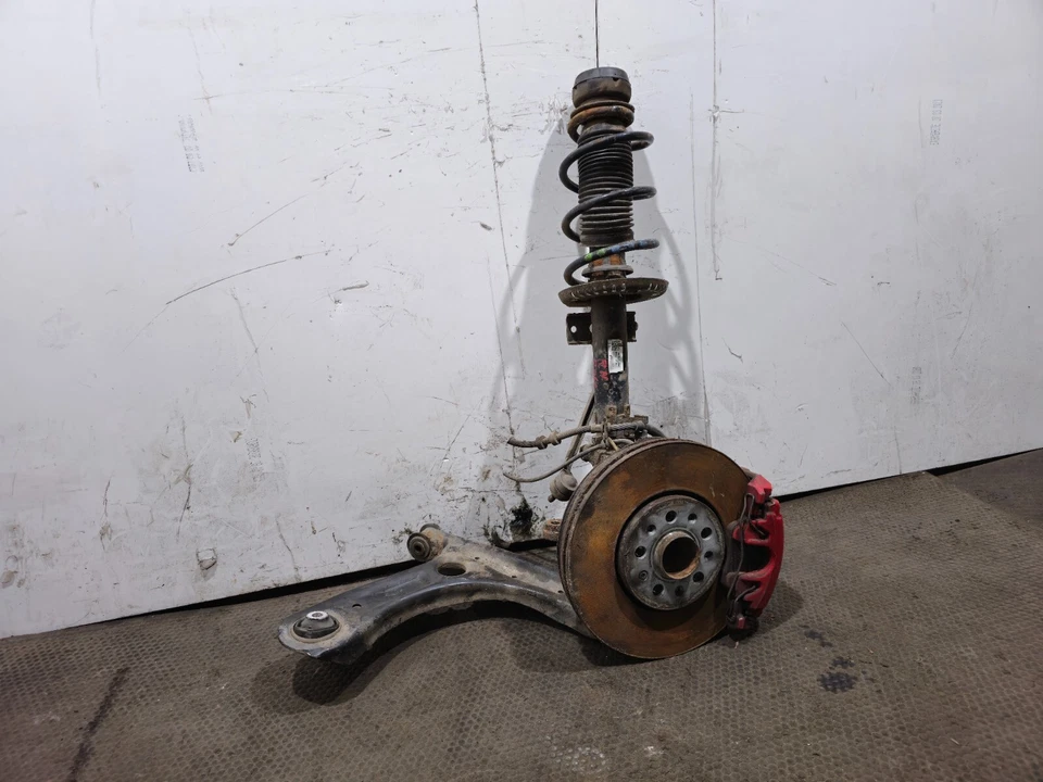 09-16 VOLKSWAGEN POLO GTI 1.4GASOLINA MANUAL DELANTERO DERECHO SUSPENSIÓN PIERNA 6R0413031AH Foto 3 de 4