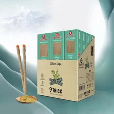 Blunt Black  Extra Thick Premium Natural Incense Sticks Gift Box for 12 Pack