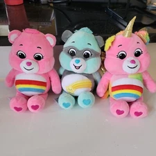 Lot of 3 2022 Unlock The Magic Care Bears - Basic Fun Inc.