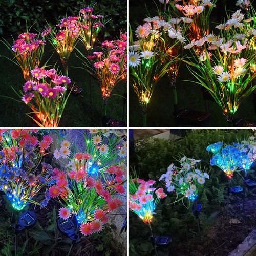 Solar Garden Lights Waterproof LED Lights Outdoor Lawn Garden Terrace Decoration - Picture 47 of 72