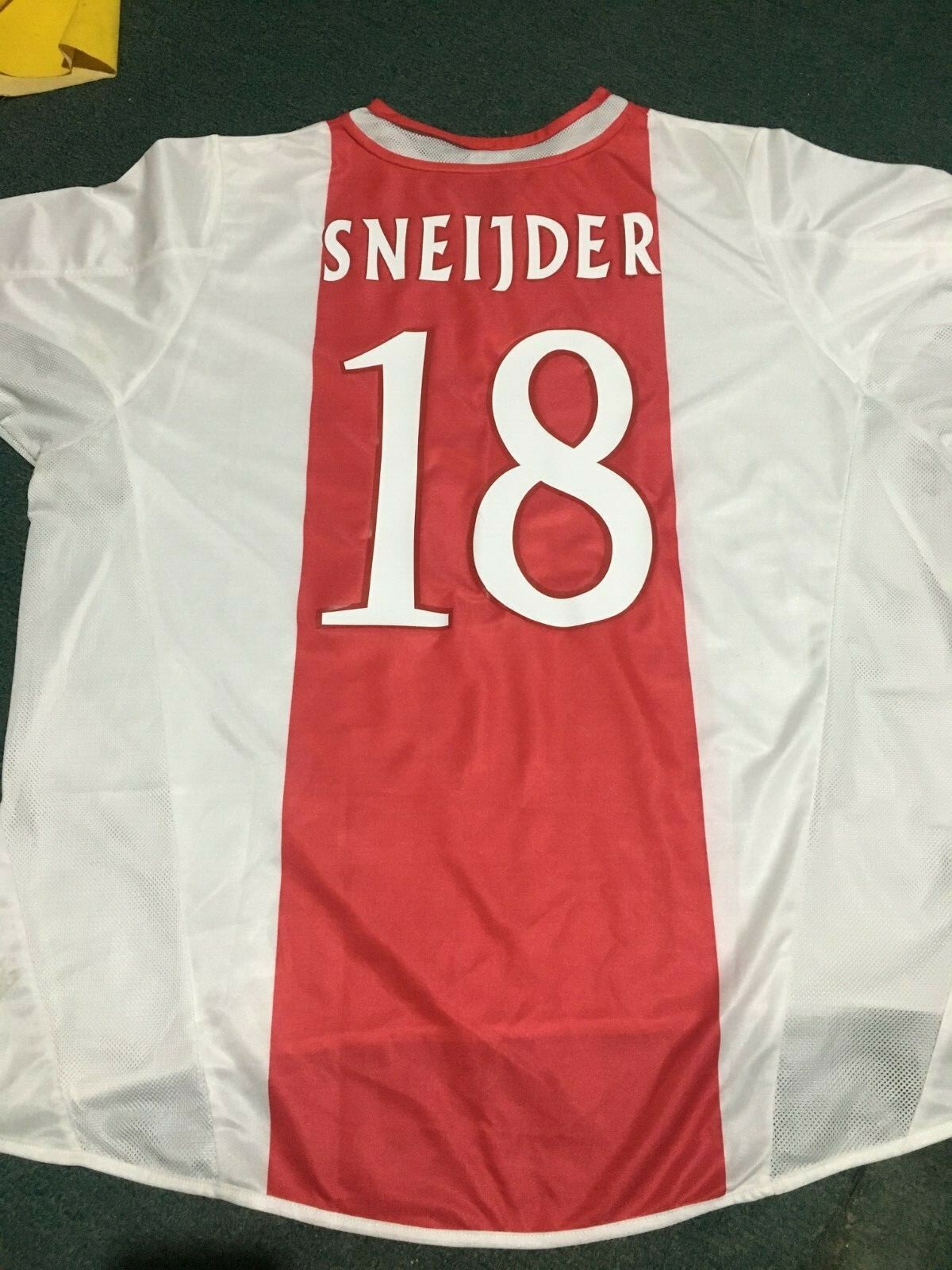 Ajax 2004 Sneijder Holanda Jugadores Auténtico Jersey-Excelentes Condiciones Ajax 2004 Sneijder Holanda Jugadores Auténtico Jersey-Excelentes Condiciones