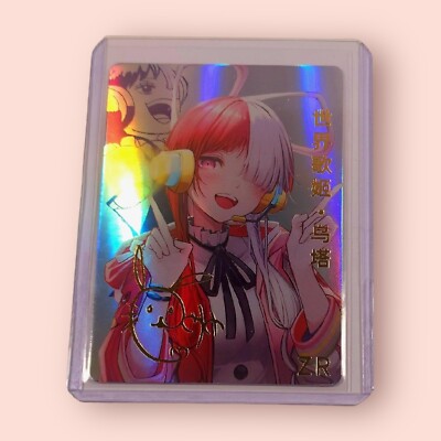 Uta One Piece ZR Rare Signature Series Goddess Story Waifu Doujin Anime Card NM