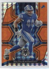2022 Panini Mosaic Rookies Reactive Orange Prizm Malcolm Rodriguez #400 0j7s