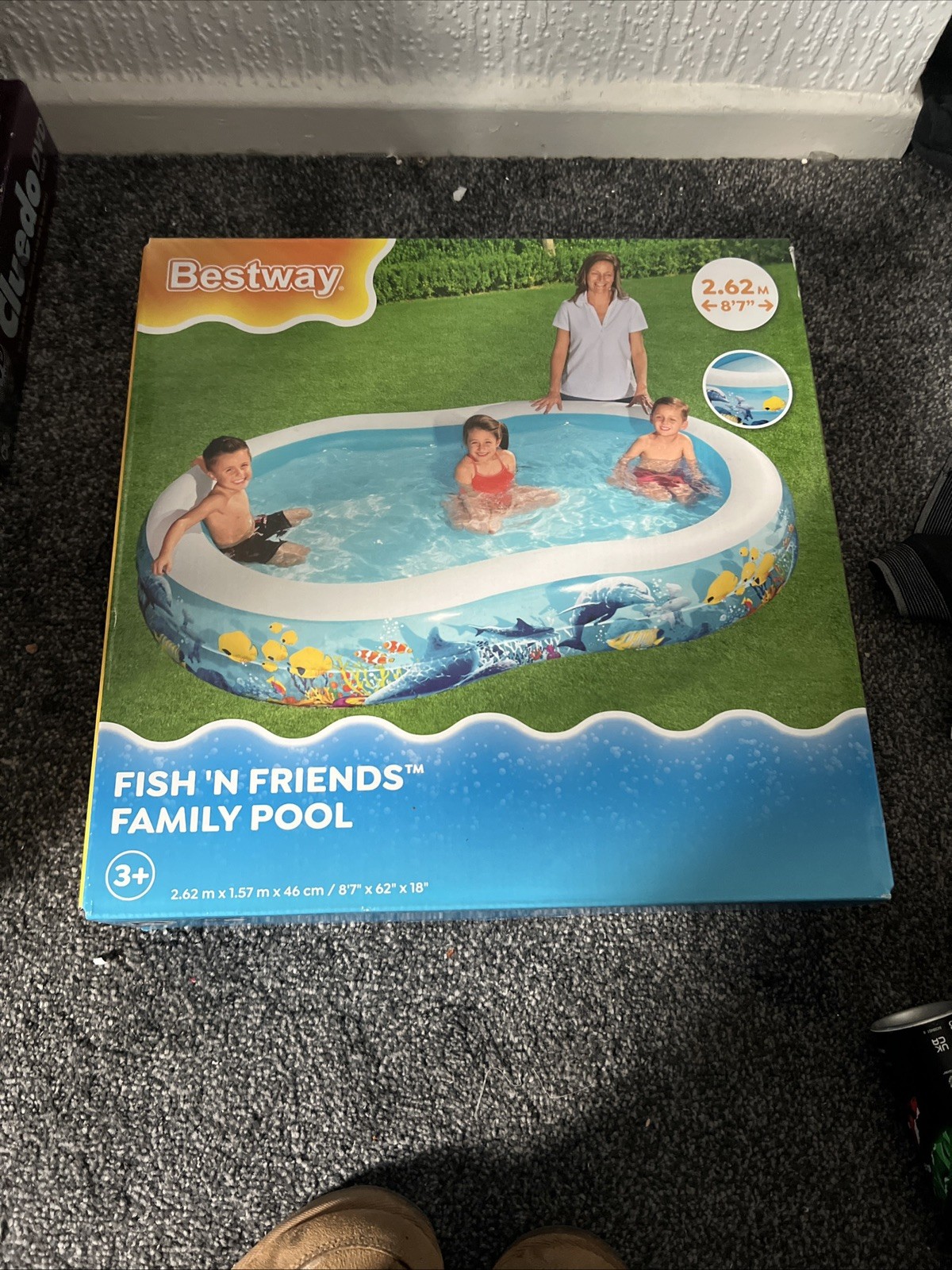Piscina inflable familiar Bestway Fish N Friends