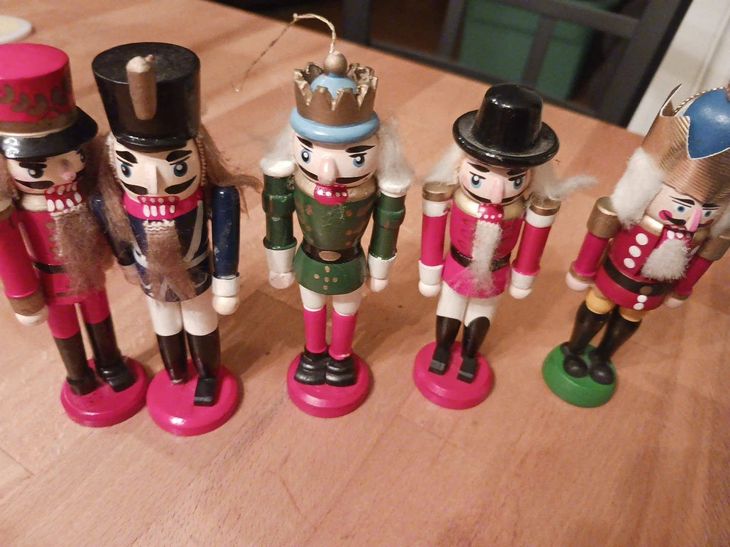 Vintage Lot Of 5 Mini Nutcrackers. All Different Styles
