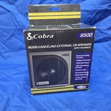 NEW  Cobra S500 Noise Canceling External CB Speaker with Talkback